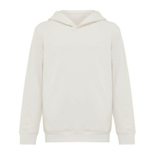 Dziecięca bluza z kapturem i kieszeniami Iqoniq Yengo z bawełny z recyklingu T6404.040.1112 /kolor: biały/