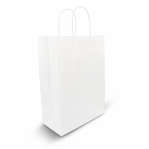 Torba papierowa A5 | Dialla S V0002-02 /kolor: biały/