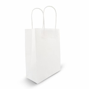 Torba papierowa A4 | Dialla B V0004-02 /kolor: white/
