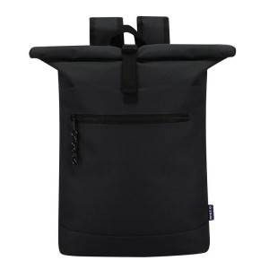 Zwijany plecak na laptopa 15" z RPET VA332-03 /kolor: czarny/
