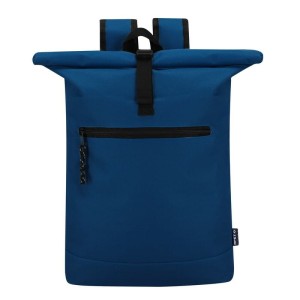 Zwijany plecak na laptopa 15" z RPET VA332-04 /kolor: granatowy/