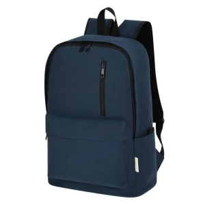 Plecak na laptopa 15" z bawełny z recyklingu VA653-04 /kolor: granatowy/