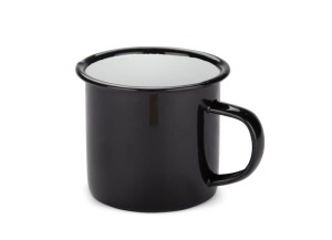 Kubek emaliowany EMAL 300 ml ASG16051-02 /kolor: czarny/