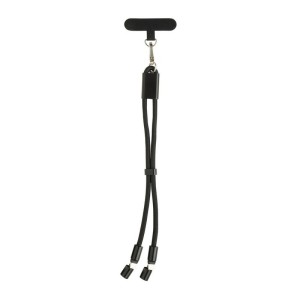 Kabel do ładowania, uchwyt do telefonu LoopAmp P302.5701 /kolor: czarny/