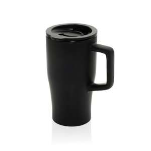 Ceramiczny kubek podrożny 490 ml P437.2201 /kolor: czarny/