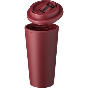 Kubek podróżny 475 ml V1527-12 /kolor: burgund/
