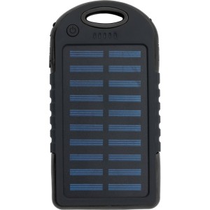 Power bank 4000 mAh z ładowarką słoneczną VA275-03 /kolor: czarny/