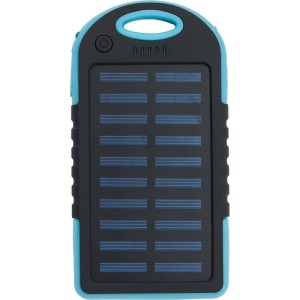 Power bank 4000 mAh z ładowarką słoneczną VA275-11 /kolor: niebieski/