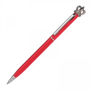 Długopis metalowy z koroną DYLAN MCM1048805 /kolor: czerwony/