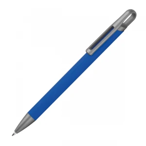 Długopis aluminiowy z recyklingu półżelowy KAROLINE MCM1444004 /kolor: niebieski/