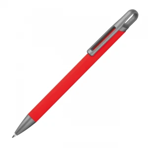 Długopis aluminiowy z recyklingu półżelowy KAROLINE MCM1444005 /kolor: czerwony/