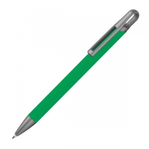 Długopis aluminiowy z recyklingu półżelowy KAROLINE MCM1444009 /kolor: zielony/