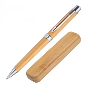 Długopis bambusowy w etui ROSEMARY MCM1445313 /kolor: beżowy/