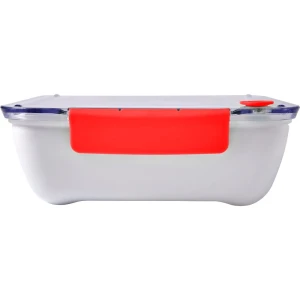 Pudełko śniadaniowe 920 ml, widelec V7953-05 (kolor: czerwony)