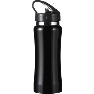 Butelka sportowa 600 ml V4656-03 (kolor: czarny)