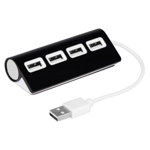 Hub USB V3447-03 (kolor: czarny)