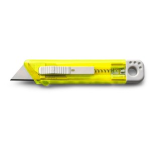 Nóż do tapet z mechanizmem zabezpieczającym V5633-08 (kolor: żółty)