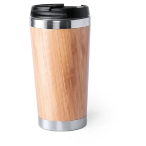 Kubek podróżny 450 ml V0694-16 /kolor: brązowy/
