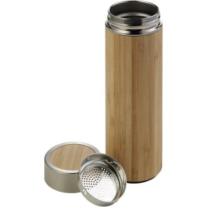 Bambusowy termos 420 ml V0772-18 /kolor: jasnobrązowy/