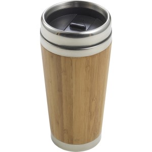 Kubek podróżny 400 ml V0773-18 /kolor: jasnobrązowy/