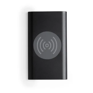Bezprzewodowy power bank 4000 mAh, ładowarka bezprzewodowa 5W V0308-03 /kolor: czarny/