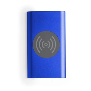 Bezprzewodowy power bank 4000 mAh, ładowarka bezprzewodowa 5W V0308-11 /kolor: niebieski/