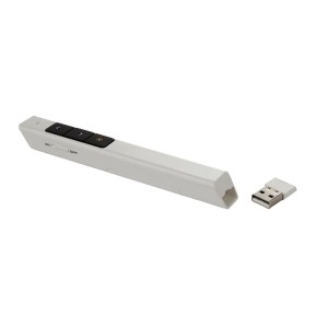 Wskaźnik laserowy USB V3888-02 /kolor: biały/