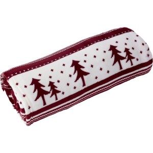 Koc polarowy V7599-12 /kolor: burgund/