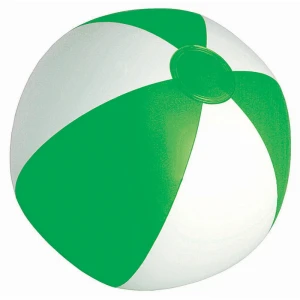 Piłka plażowa V7833-62 /kolor: biało-zielony/