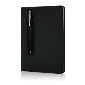 Notatnik A5 Deluxe, touch pen, twarda okładka PU P773.311 /kolor: czarny/