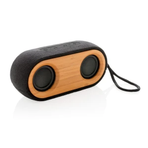Podwójny bezprzewodowy głośnik 10W Bamboo P328.119 /kolor: czarny/