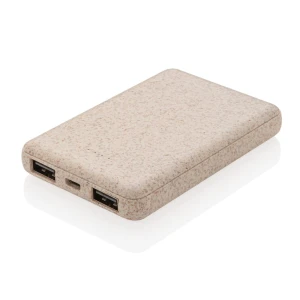 Ekologiczny power bank 5000 mAh P322.139 /kolor: brązowy/