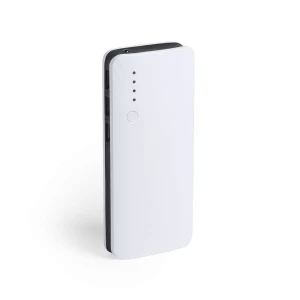 Power bank 10000 mAh, lampka LED V3856-03 /kolor: czarny/