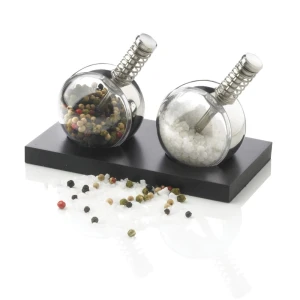Zestaw do soli i pieprzu Planet P262.340 /kolor: czarny/