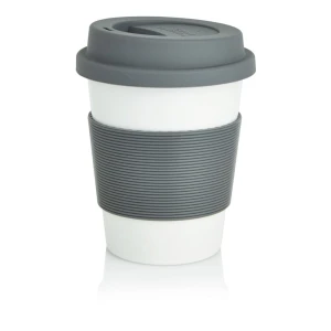 Ekologiczny kubek podróżny 350 ml P432.880 /kolor: szary/
