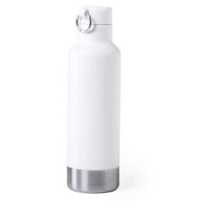 Butelka sportowa 700 ml z karabińczykiem V0868-02 /kolor: biały/