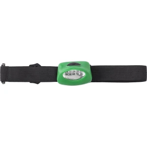 Latarka na głowę 5 LED V5528-06 /kolor: zielony/
