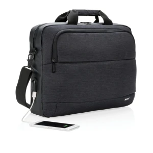 Nowoczesna torba na laptopa 15" Swiss Peak P762.160 /kolor: czarny/
