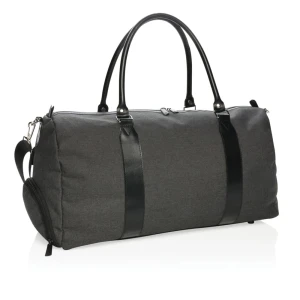 Weekendowa torba sportowa, podróżna P707.051 /kolor: czarny/