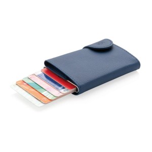 Etui na karty kredytowe i portfel C-Secure, ochrona RFID P850.515 /kolor: niebieski/