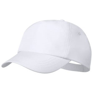 Czapka z daszkiem rPET V7188-02 /kolor: biały/