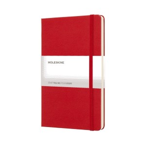 MOLESKINE Notatnik ok. A5 (kolor: czerwony) VM309-05