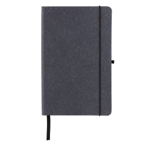 Notatnik A5, skórzana okładka (kolor: szary) P774.202