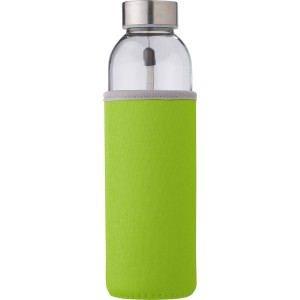 Szklana butelka sportowa 500 ml (kolor: limonkowy) V0939-09