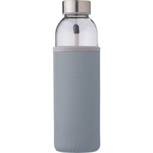 Szklana butelka sportowa 500 ml (kolor: szary) V0939-19