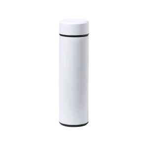 Termos 470 ml, posiada sitko zatrzymujące fusy (kolor: biały) V0969-02
