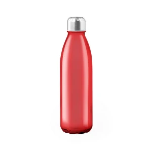 Szklana butelka 650 ml (kolor: czerwony) V0979-05