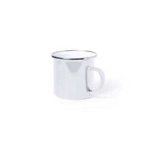 Emaliowany kubek 380 ml (kolor: biały) V0984-02