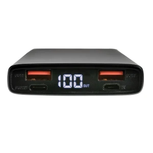 Szybki power bank 10000 mAh (kolor: czarny) P322.241