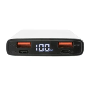 Szybki power bank 10000 mAh (kolor: srebrny) P322.242
